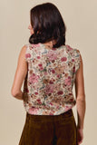 SOM119 - FLORAL SWEATER VEST -