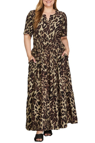 SS138 - LEOPARD DRESS -
