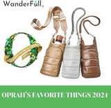 WAN103 - VEGAN PUFFER WATER BOTTLE BAG-