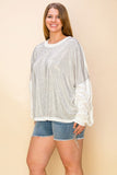 VOL107 - CURVY RHINESTONE L/S TOP