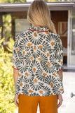 VOY104 - GREEN FLORAL TOP