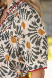 VOY104 - GREEN FLORAL TOP