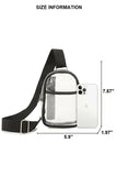 ZE310 - CLEAR BAG CROSSBODY