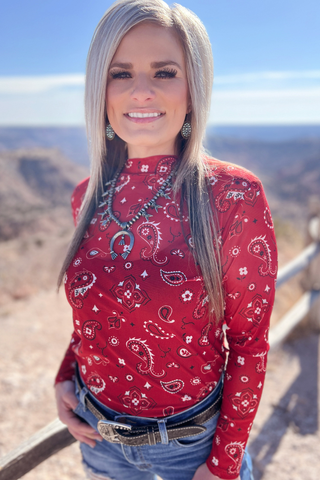 STE101 - Bandana Mesh Top