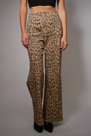 BLB129 - Leopard Print Stud Pants