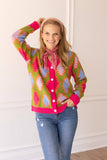 SG115 - Fiesta Fusion Colorful Aztec Cardigan