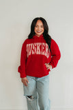 HFL110 - RED HOUNDSTOOTH HOODIE