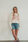 HFL105 - FLORAL NU IVORY CREW