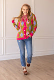 SG115 - Fiesta Fusion Colorful Aztec Cardigan