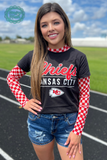 STE102 - RED CHECK Mesh Top Red