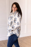 SG114 - She Could Be The One Ivory Aztec Pattern Button Down Sherpa