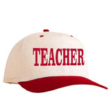GGO144 - TEACHER CAP RED