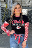 STE102 - RED CHECK Mesh Top Red