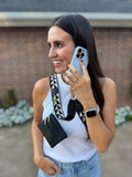 GGO166 - Cell Phone Silver Leopard