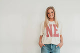 HFL106 - GINGHAM NE VORY TEE