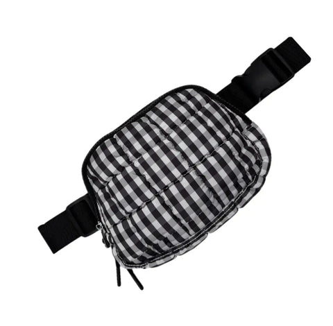 GGO138 - GINGHAM BELT BAG -