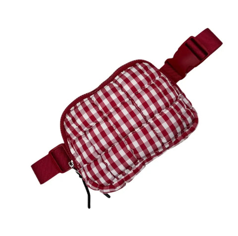 GGO138 - GINGHAM BELT BAG -