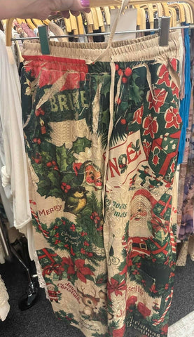 ORI106 - CHRISTMAS PRINT PANTS -