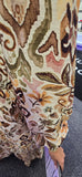 SS136 - BROWN PRINT TIERED MAXI -