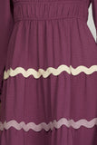 SS128 - PURPLE RIC RAC DRESS