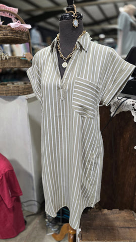BLU122 - STRIPED DRESS