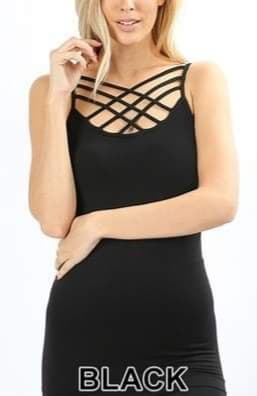 ZE8 CURVY - CRISS CROSS CAMI