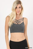 ZE1 - SEAMLESS CRISS-CROSS BRALETTE