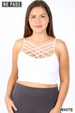 ZE-1X PLUS SEAMLESS CRISS-CROSS BRALETTE