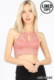 ZE10 - LACE HALTER BRALETTE