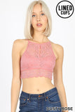 ZE10 - LACE HALTER BRALETTE