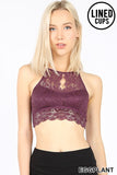 ZE10 - LACE HALTER BRALETTE